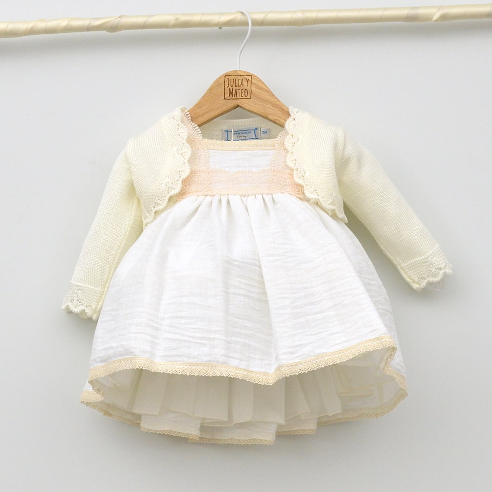 Vestido bebés bambula Nora