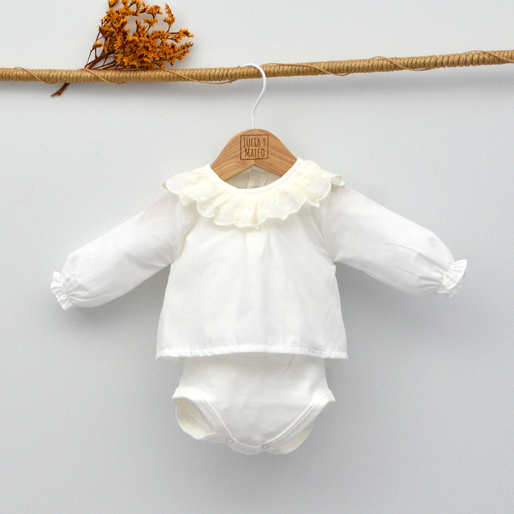 bodys bodies camisa con cuello bodoques doña carmen