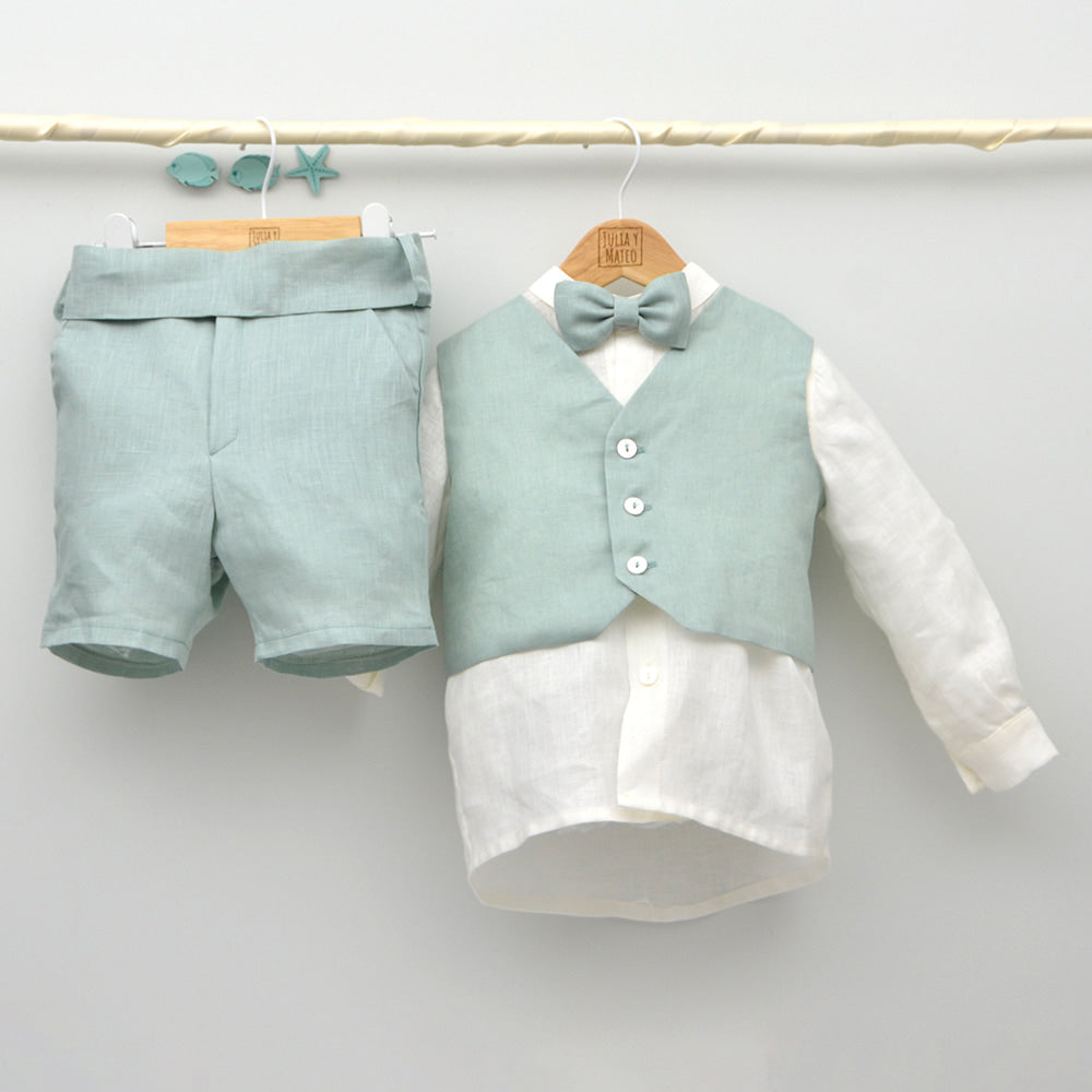 Chaleco Trajes De Lino Para Niños Boda Trajes Para Niños