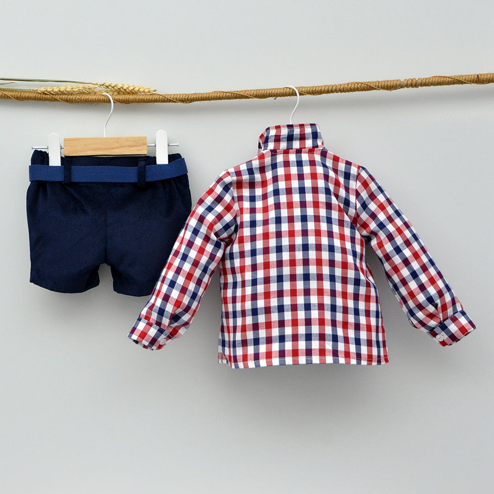 Conjunto Niño Daniel con camisa y pantalón con cinturón
