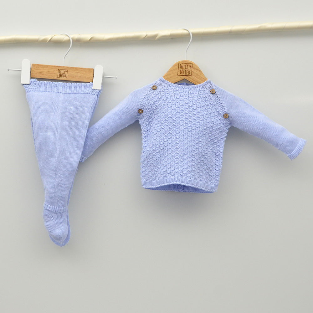 Conjunto bebés Pablete de perle con jersey y polaina