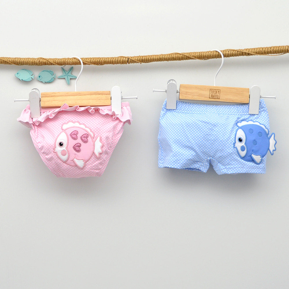 conjuntos de baño para bebes niños y niñas hermanos conjuntados