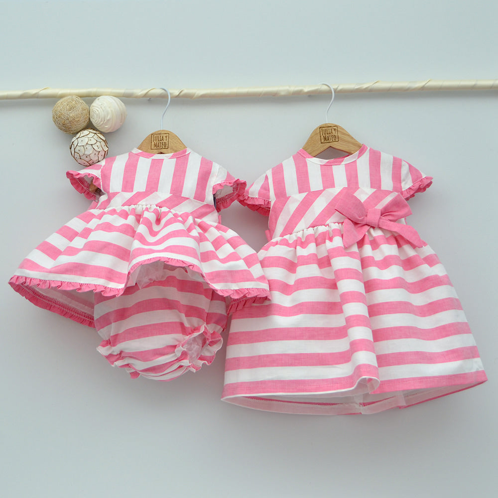 Vestido niña Carla lino
