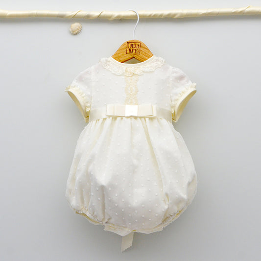 pelele niños bautizo ranitas tul organza bautismo peleles clasico Bautizo niño manga corta