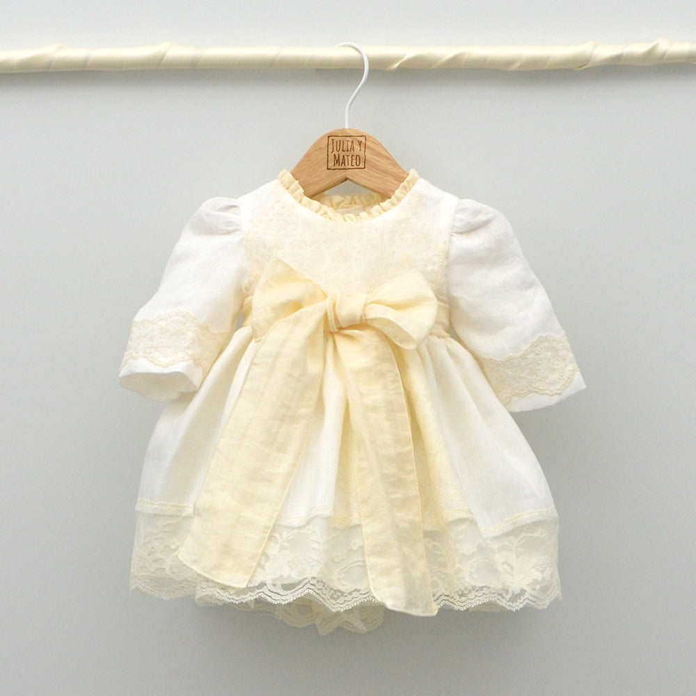 Vestido lino Julia con capota