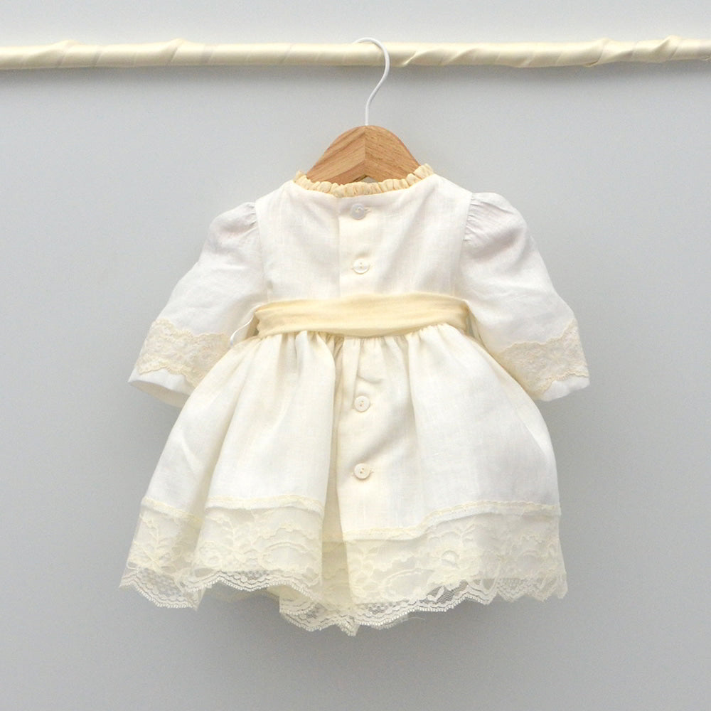 Vestido lino Julia con capota