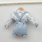 Conjunto bebé Enzo con blusita y ranita de punto