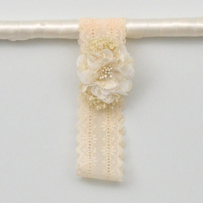 Turbante Clara flores lino