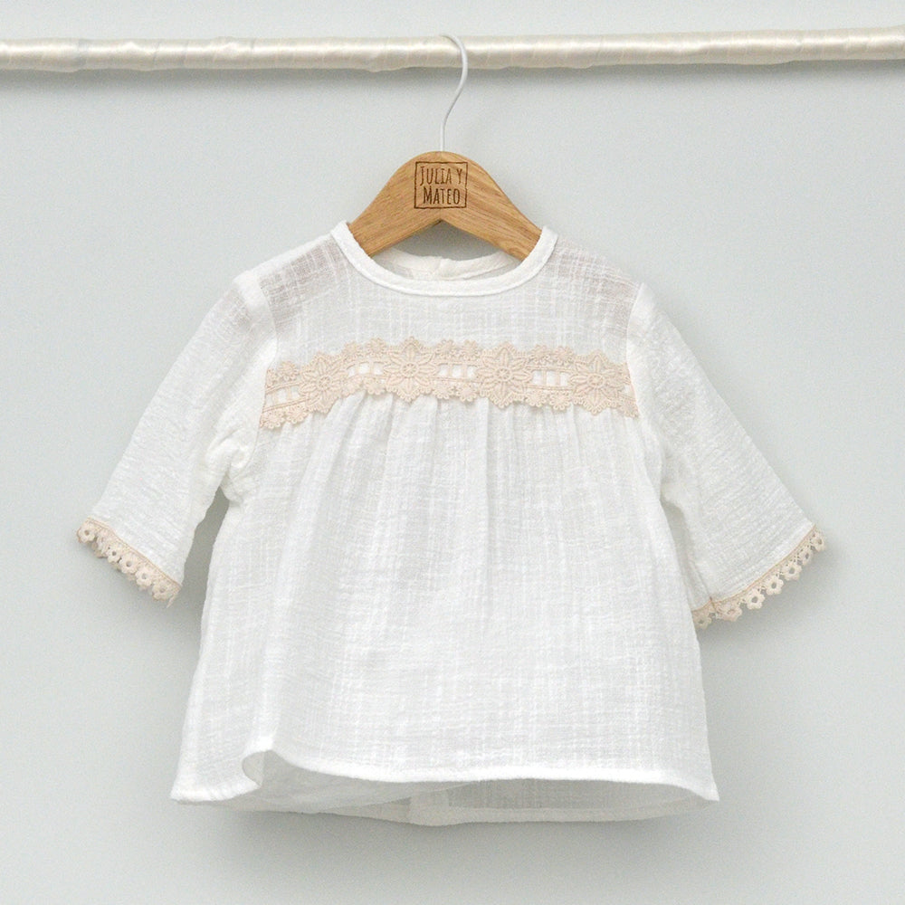 Conjunto niña Corfú con pantalón y camisa