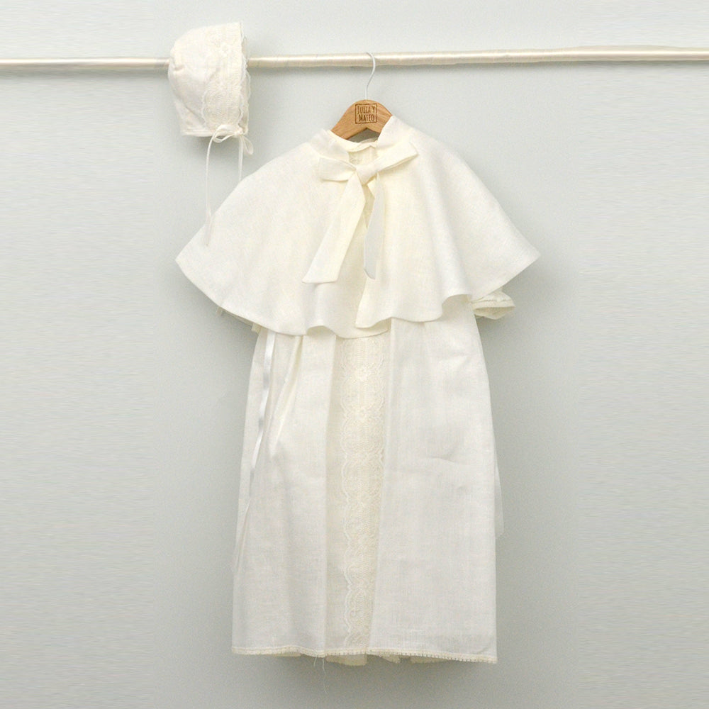 Faldón Largo de lino Diego con capota