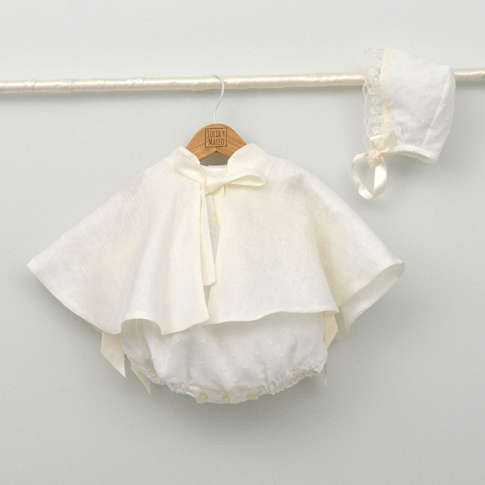 Pelele de Organza Gabriel de plumeti con capota
