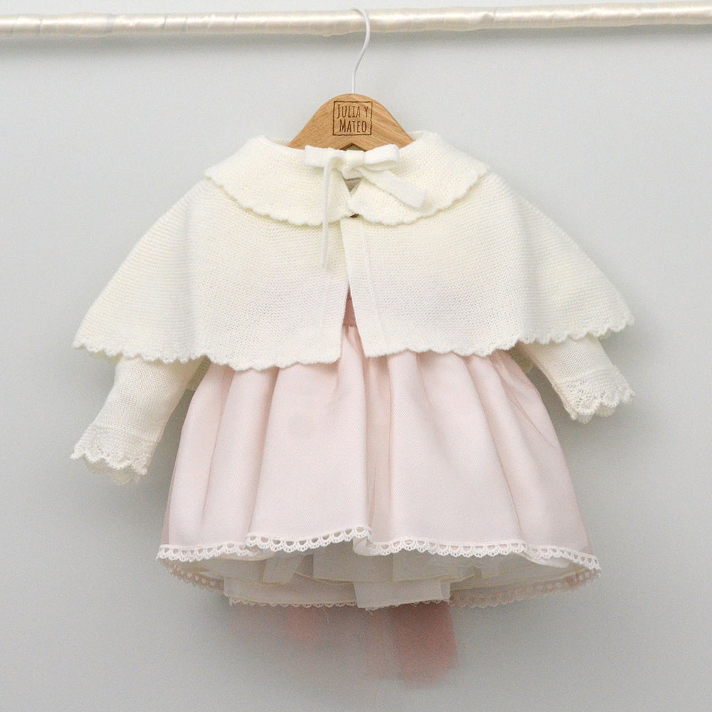 capa ceremonia de niña de invierno 
