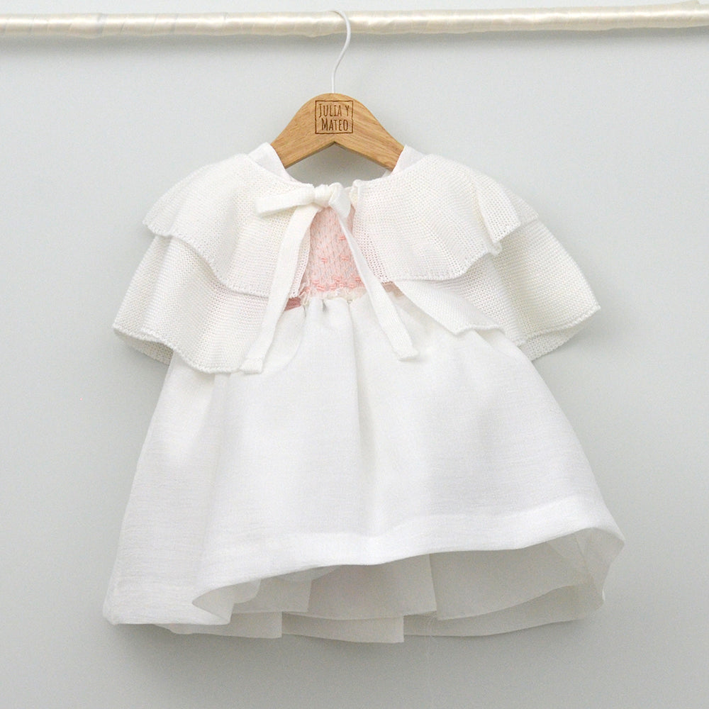 Vestido bebé Sofía bordado a mano