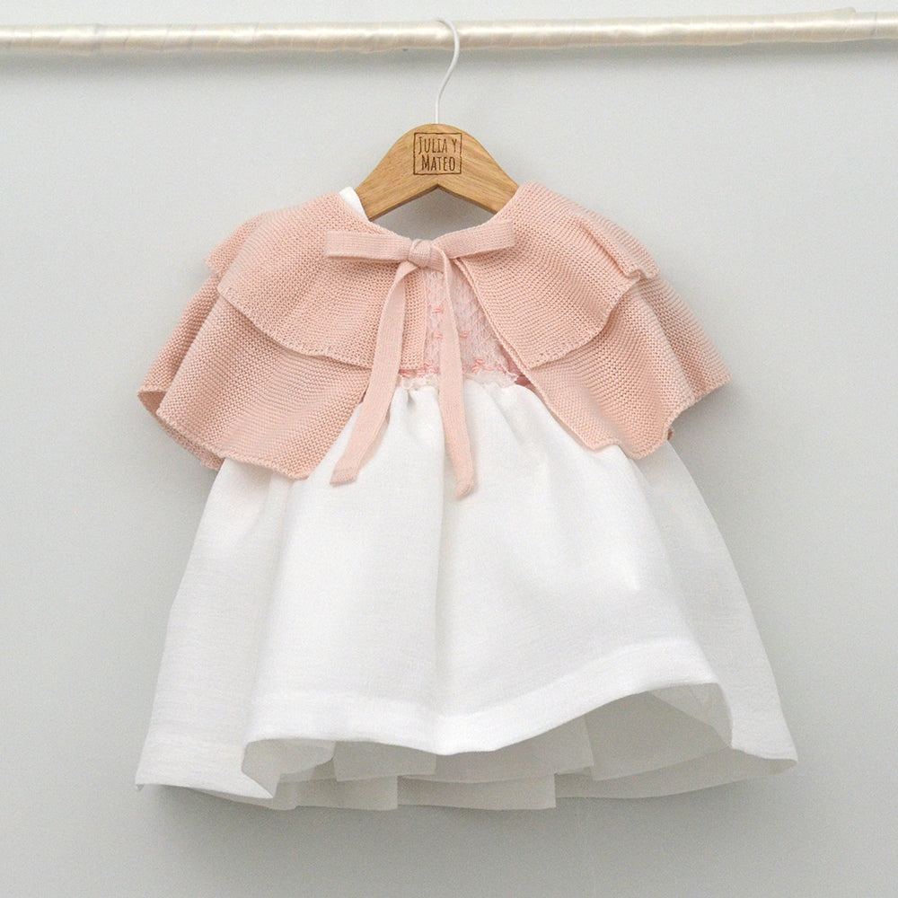 Vestido bebé Sofía bordado a mano