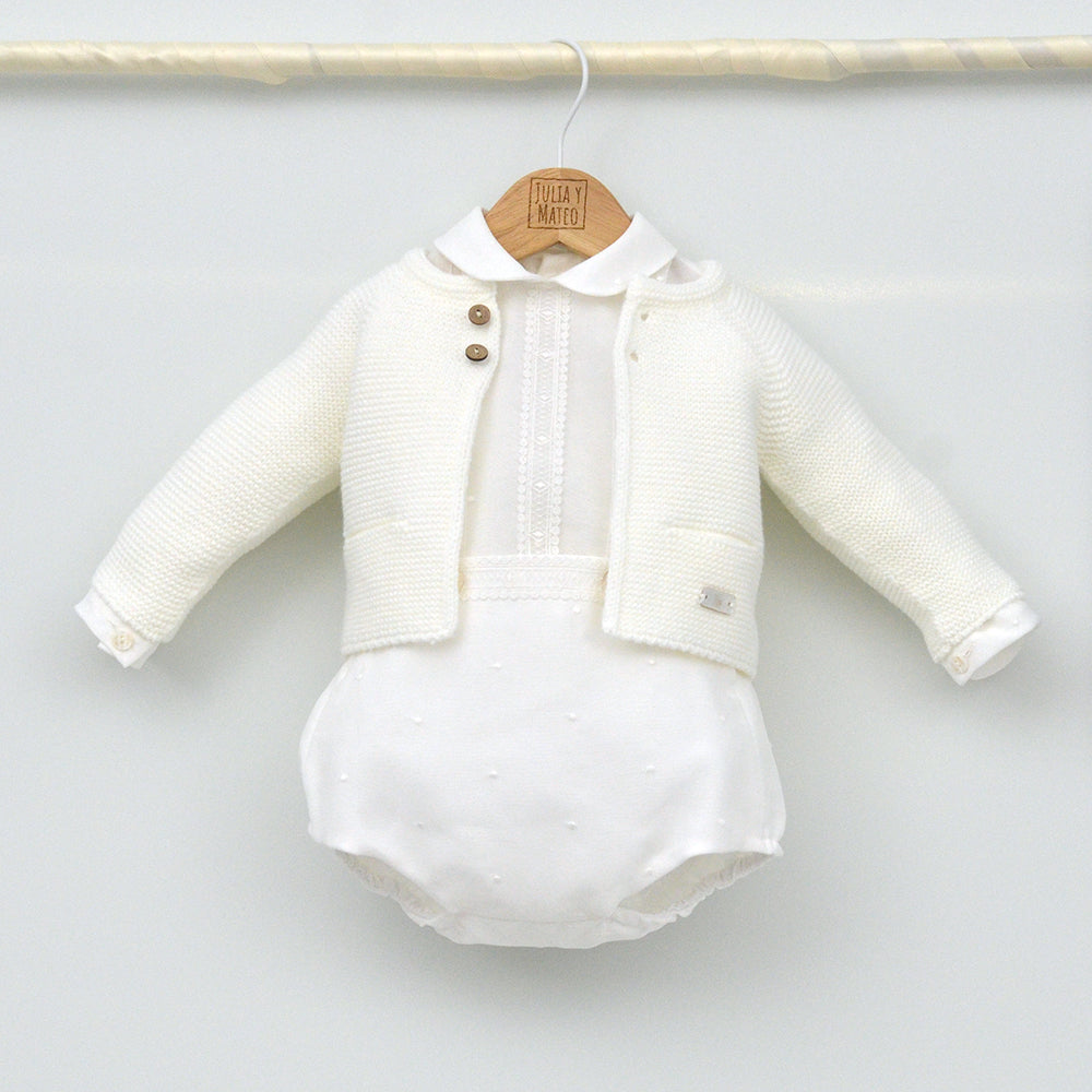 traje bautizo niño manga larga organza conjunto otoño invierno estilo clasico elegante hecho en españa