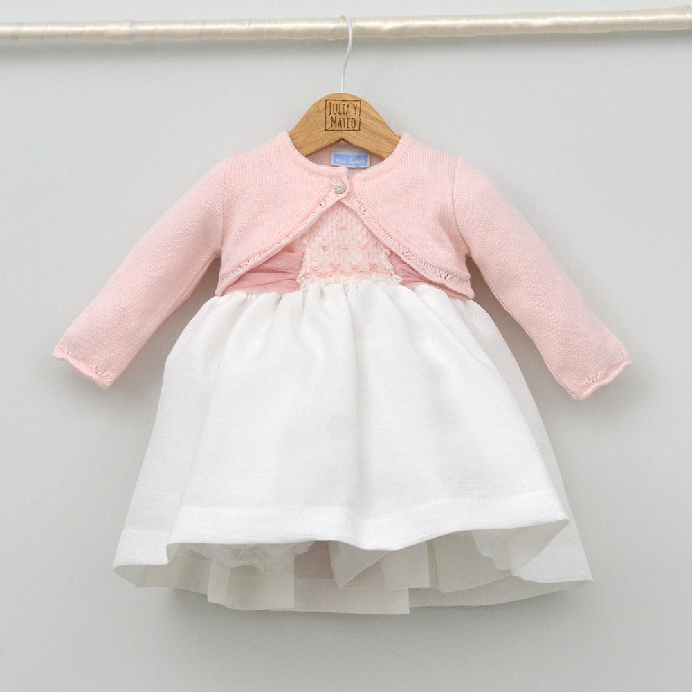 Vestido bebé Sofía bordado a mano