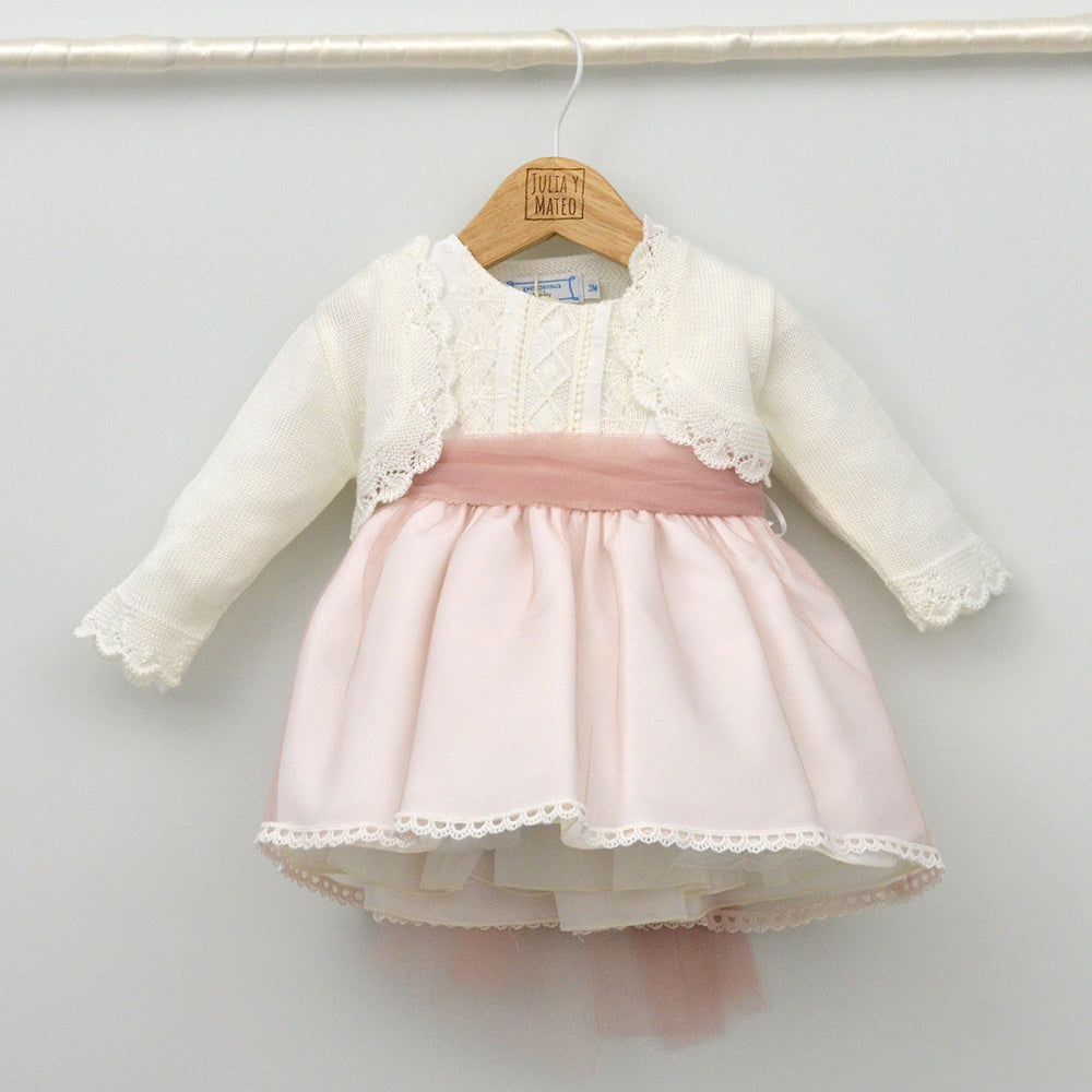 chaqueta de bautizo niña