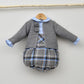 Conjunto bebé Mateo con ranita y camisa cuello bebé