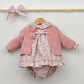 vestido vestir niñas otoño invierno trajes eventos bebes conjuntados, coordinadas, iguales, ajuego, ropa infantil clasica hecha en españa