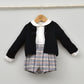 Conjunto vestir bebé con peto y camisa "Vega"