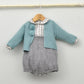 Conjunto bebé Enzo con ranita y camisa cuello bebé