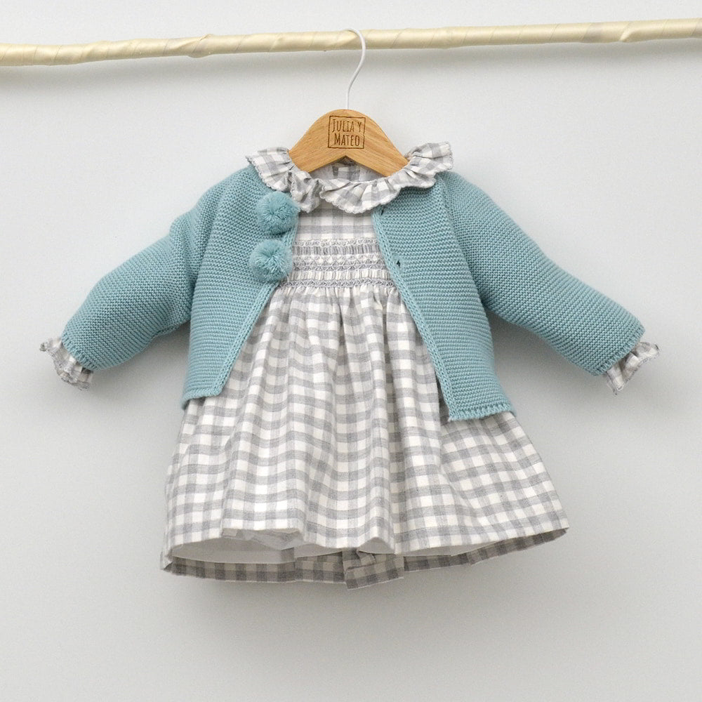 Vestido bebé Carla punto Smock