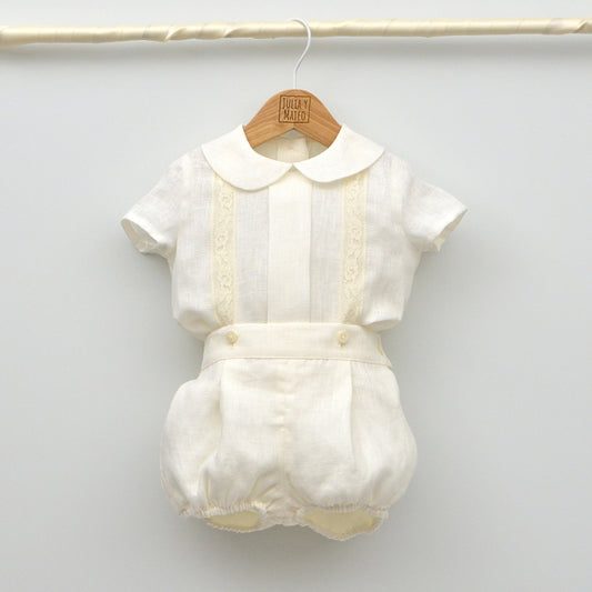 Conjunto bebé lino Martín