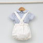 Conjunto bebé Lisboa con ranita y camisa cuello bebé