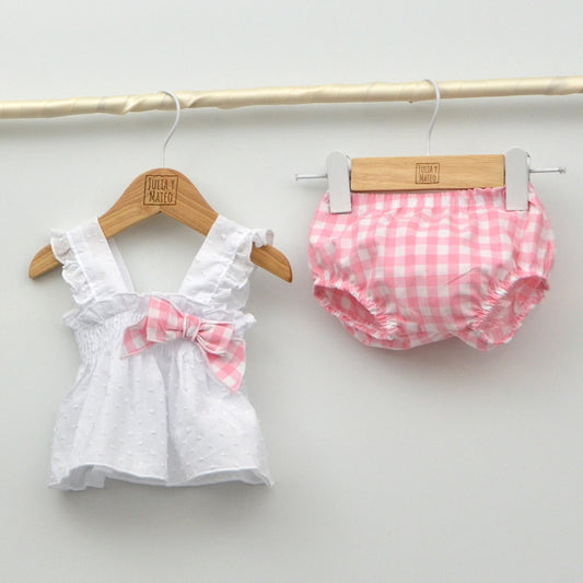 conjunto plumeti niña verano tirantes algodon ropa online fresquita para niñas recien nacidos bebes 