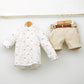Conjunto Niño Madagascar con camisa y pantalón de lino con cinturón