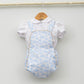 Conjunto bebé Roma con ranita y camisa cuello bebé