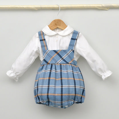 Conjunto bebé Bruno con ranita y camisa cuello bebé