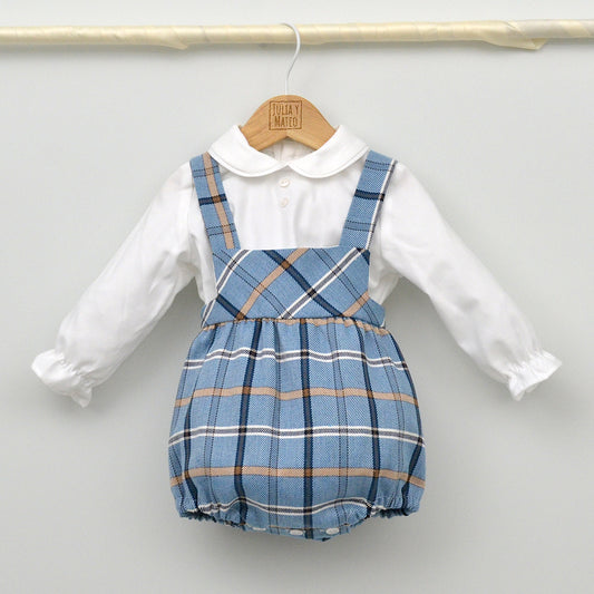 Conjunto bebé Bruno con ranita y camisa cuello bebé