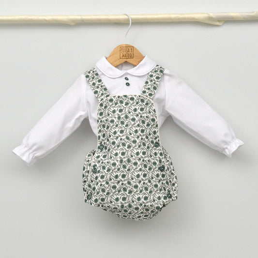 Conjunto bebé Mateo con ranita y camisa cuello bebé