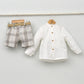 Conjunto Niño vestir con camisa y pantalón con cinturón "Lucas"