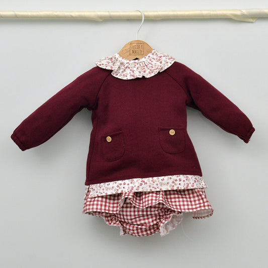 Conjunto bebé Lucía con falda