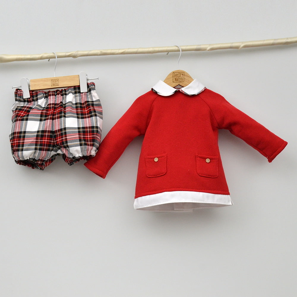 Tienda online ropa vestir niños navidad hecha en españa clasica cuadros escoceses hermanos conjuntados fotos navideñas