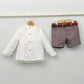 Conjunto vestir bebé con peto y camisa "Melchor"