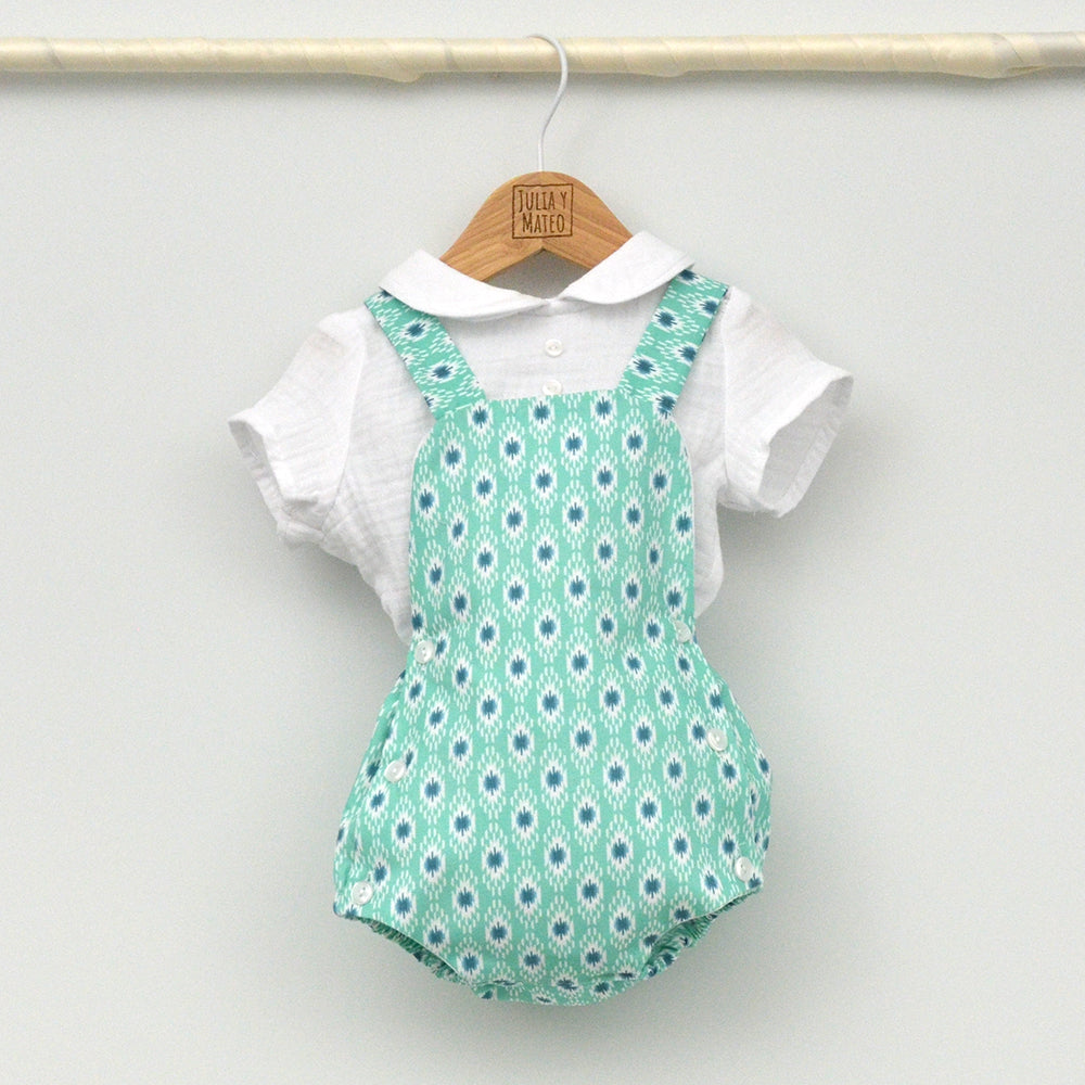 Conjunto bebé Sintra con ranita y camisa cuello bebé