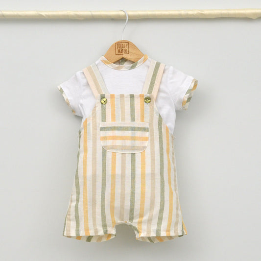 Conjunto bebé Oporto con peto y camiseta