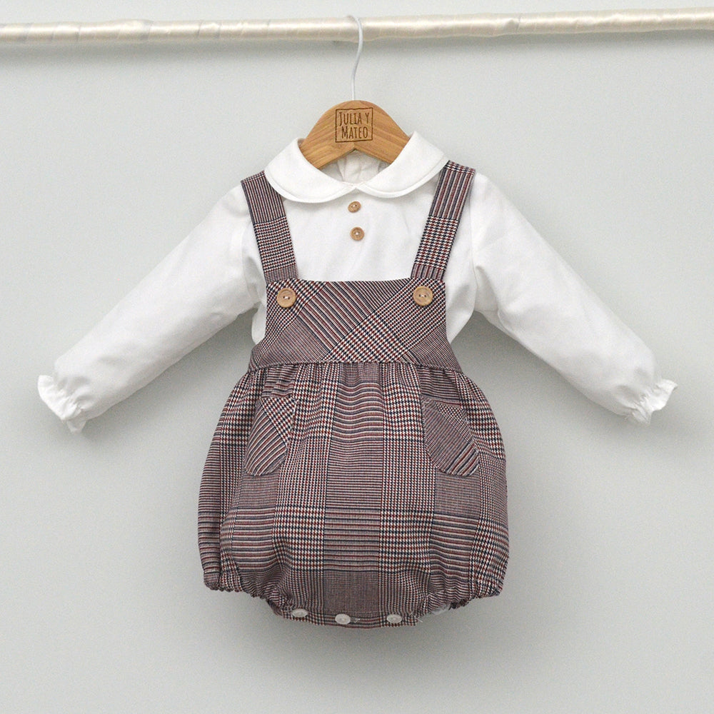 Conjunto vestir bebé con ranita y camisa cuello bebé "Melchor"