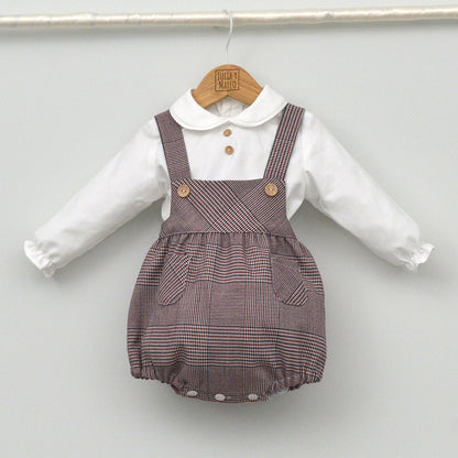 Conjunto vestir bebé con ranita y camisa cuello bebé "Melchor"