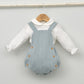 Conjunto vestir bebé con ranita y camisa cuello bebé de bambula "Martín"