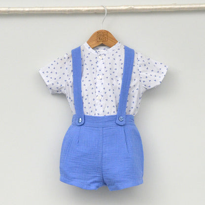 Conjunto bebé Altea con peto y camisa Mao