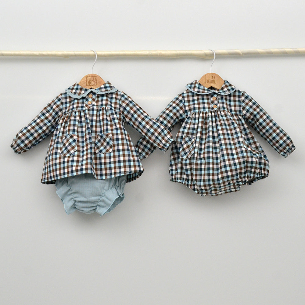 Conjunto bebé Martín con ranita y camisa cuello bebé
