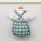 Conjunto bebé Niza con ranita y camisa cuello bebé