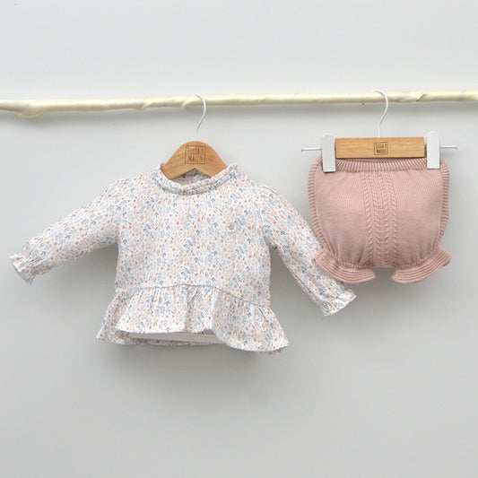 Conjunto ranita bebés Carol con blusita