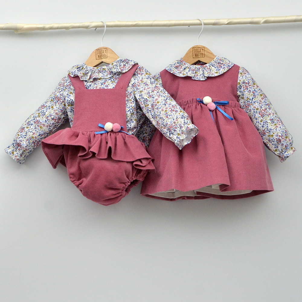 Vestido vestir Bebe Niña  Tienda Online de Ropa hermanas conjuntadas –  JuliayMateo