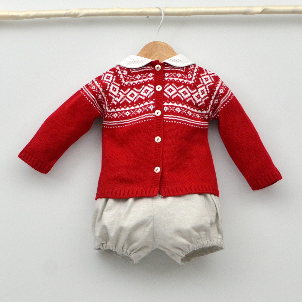 conjunto vestir rojo navidad niños bebes ropa eventos navidad niños online tienda online ropa infantil bebes hecha en españa