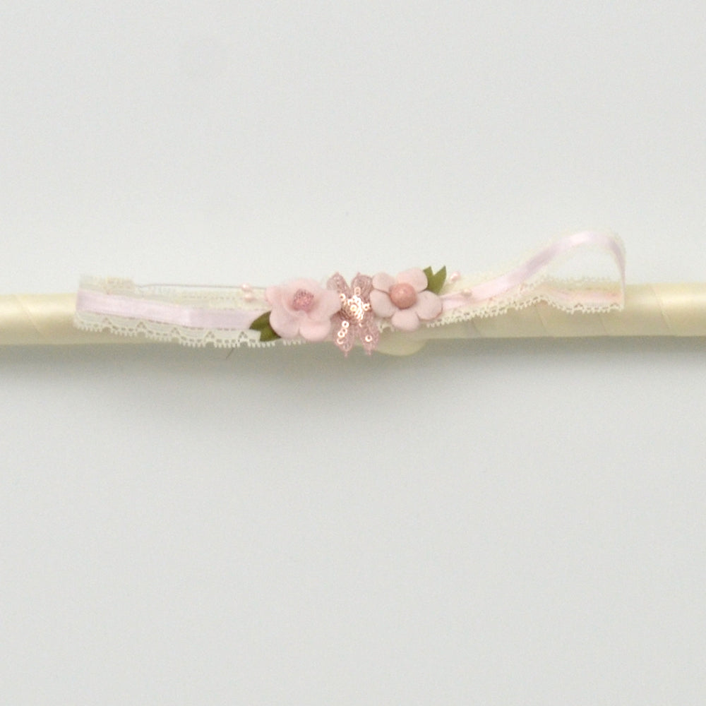 Diadema turbante Isabel con flor